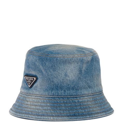 prada hat womens|prada denim bucket hat.